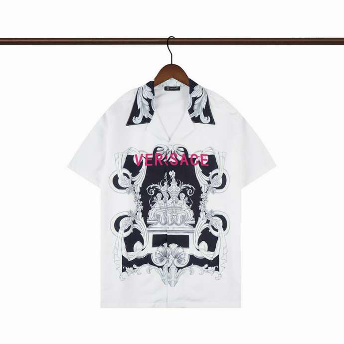 Picture of Versace Shirt Short _SKUVersaceM-3XLQ17622662